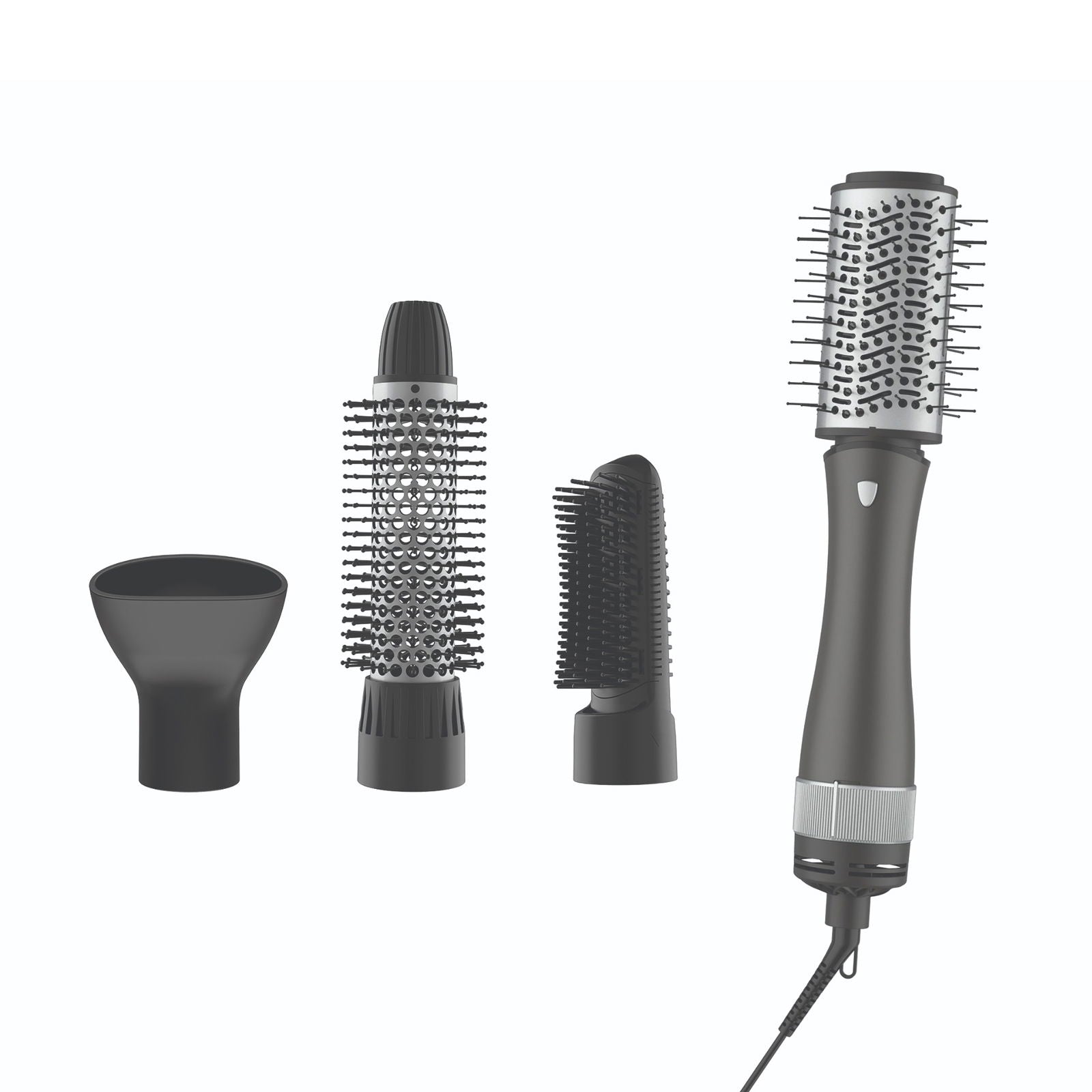 Hot Air Brush – 4-i-1 stylingbørste til glansfuldt hår